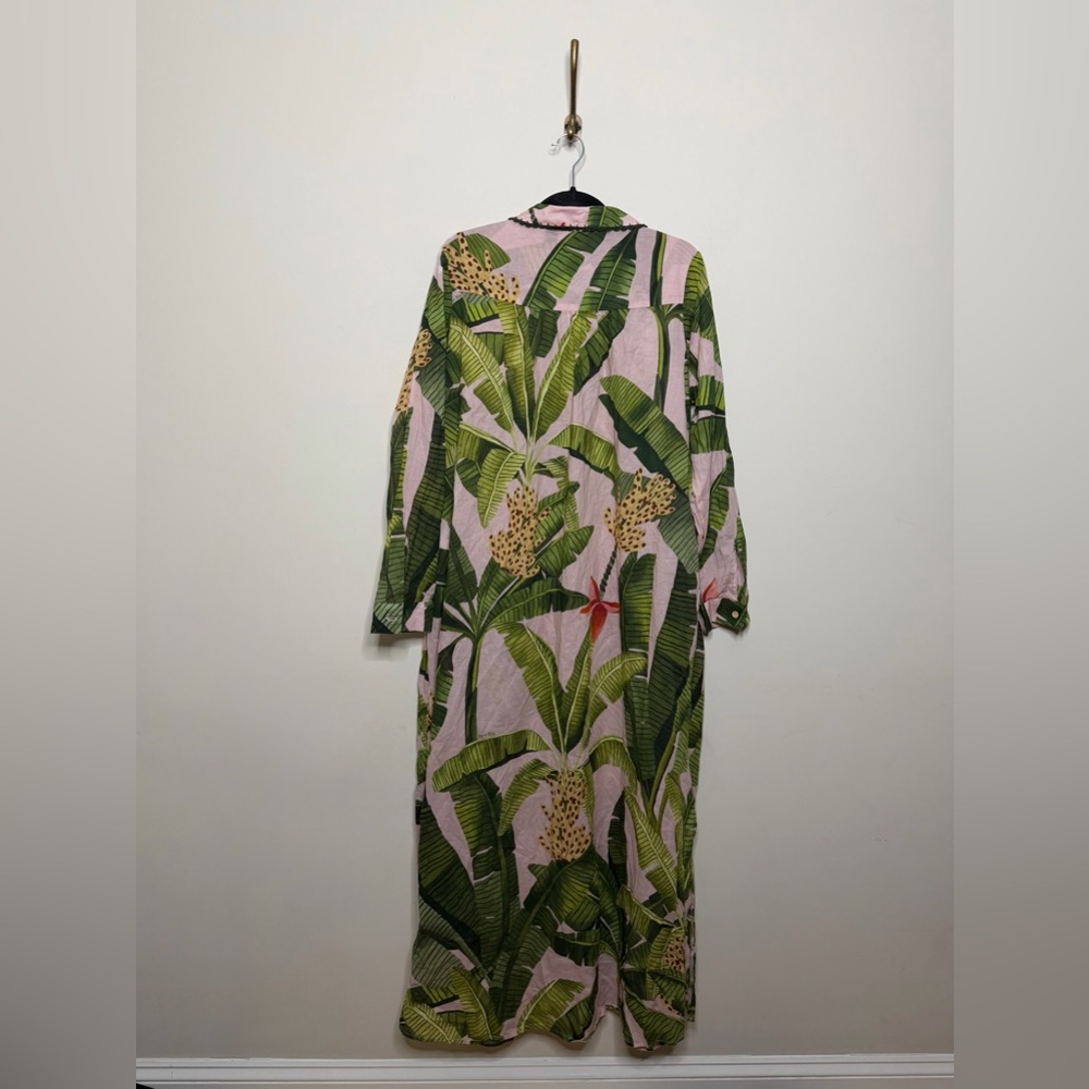 FARM Rio Pink Banana Leaves Maxi Dress - Picture 4 of 4